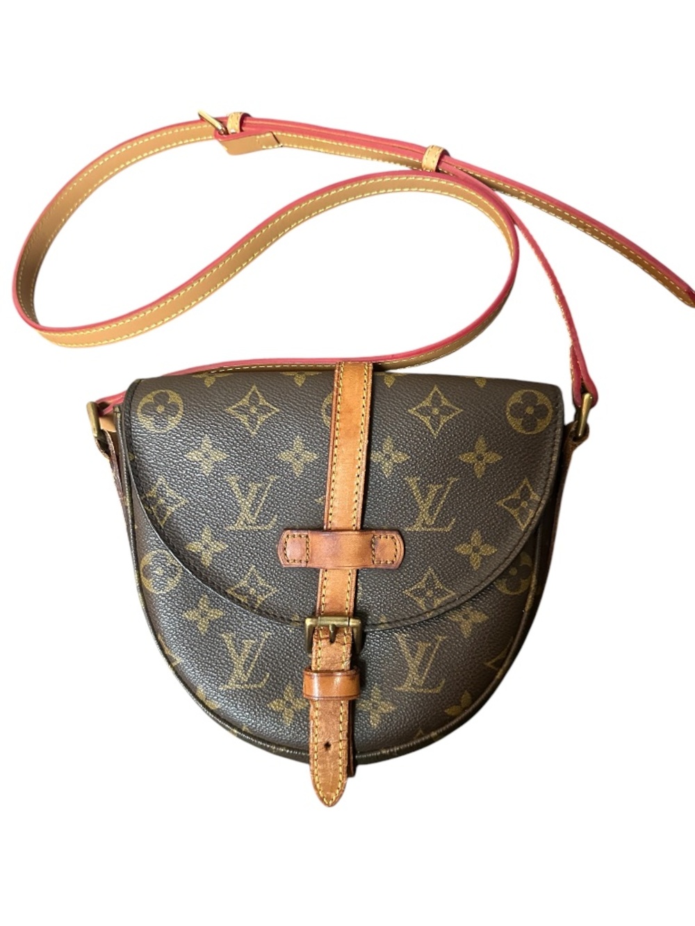 Authentic Louis Vuitton Vintage Brown Monogram Chantilly PM Crossbody Bag - Picture 4 of 15